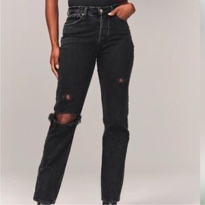 Abercrombie & Fitch High Rise Dad Jeans
